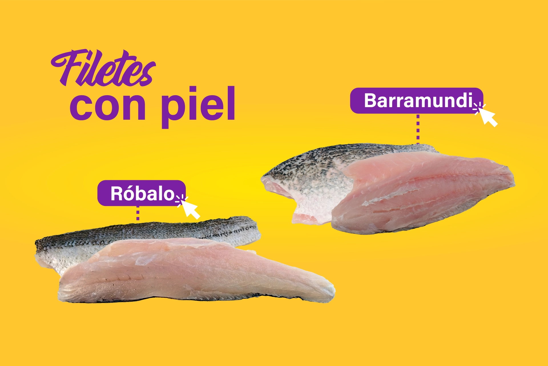 Nueva imagen de empaque de producto mariscos