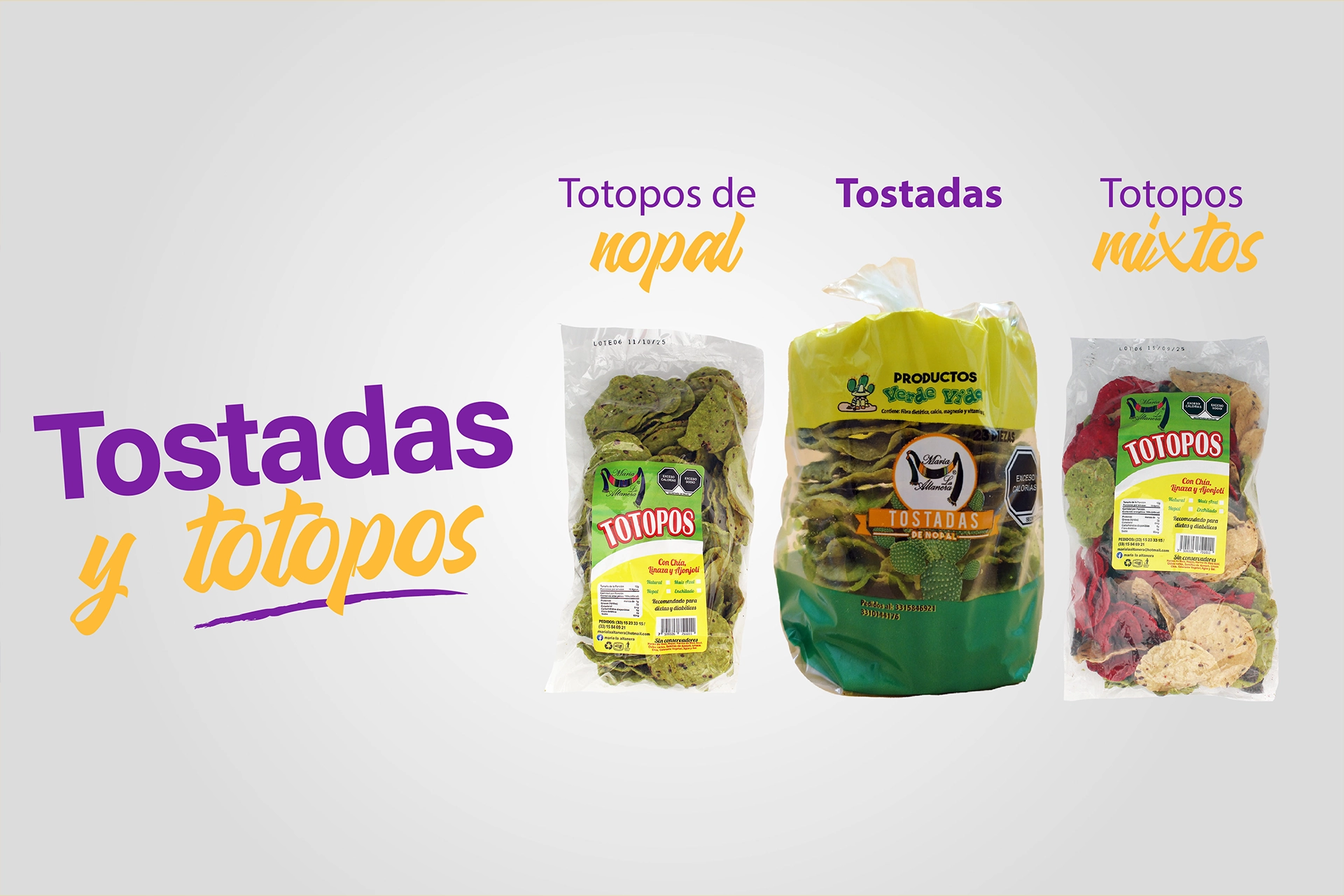 Nueva imagen de empaque de producto mariscos