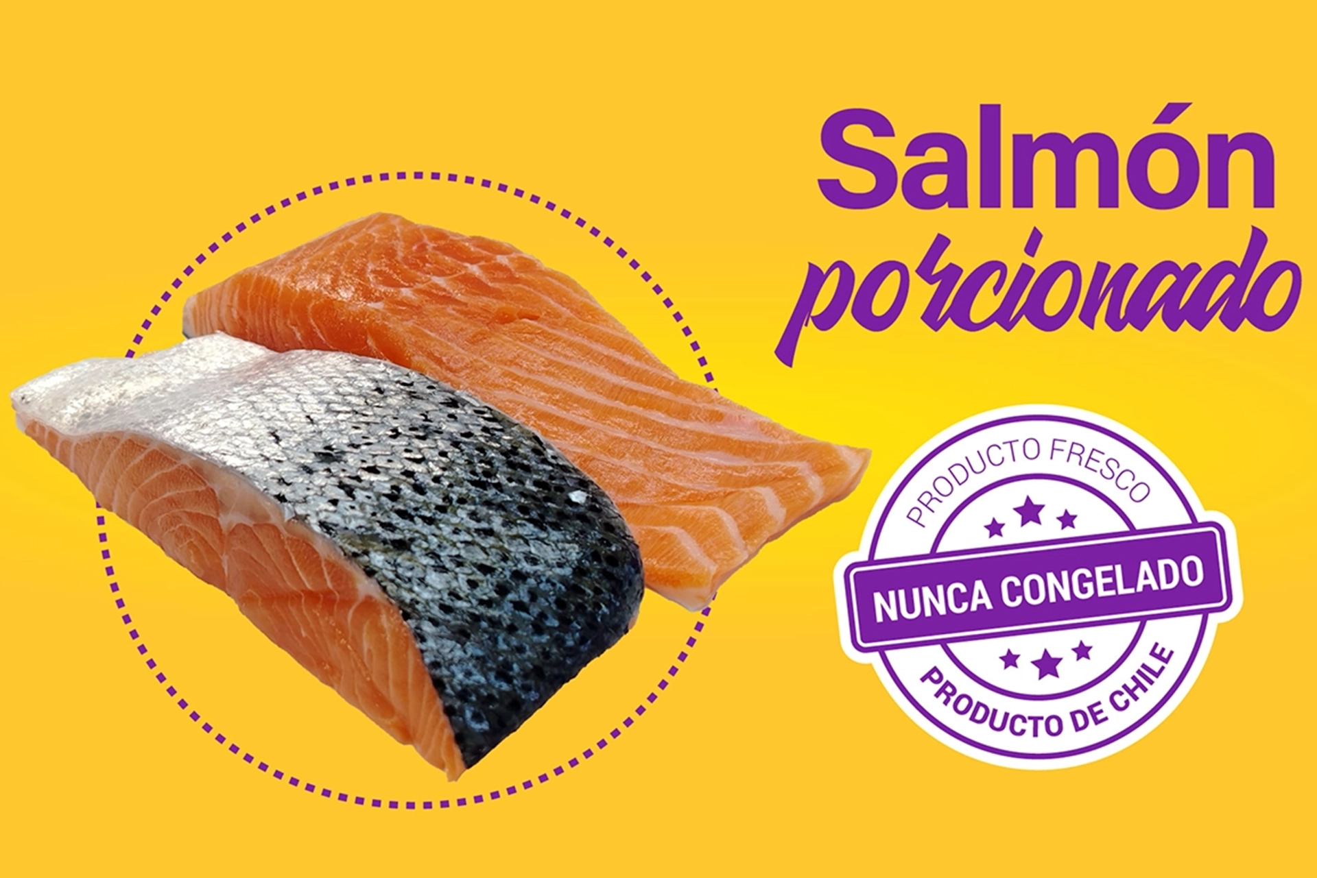 Nueva imagen de empaque de producto mariscos
